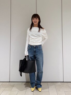 「デニムスタイル」｜ナカニシミライさん（レディース・152cm）の夏コーディネート