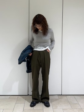 「Wrangler（ラングラー）のアイテム」を使った、ナカニシミライさん（レディース・152cm）の冬コーディネート