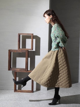 「Sawa a la mode（サワアラモード）のアイテム」を使った、Curaraさん（レディース・163cm）の冬コーディネート