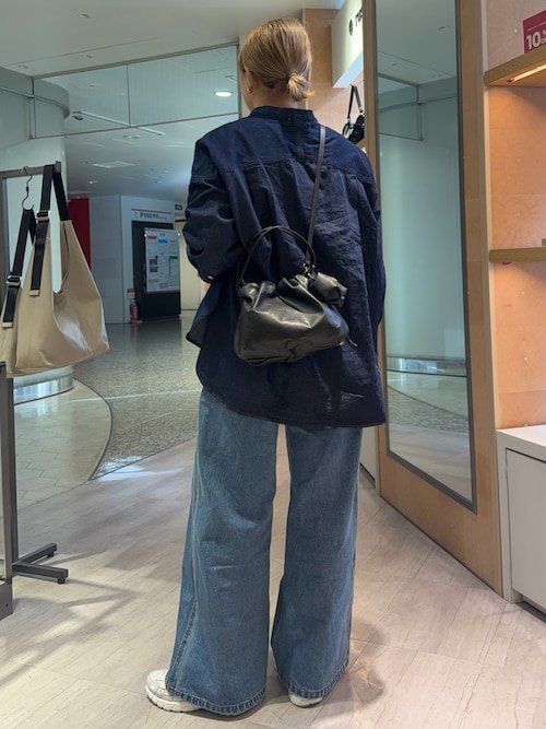 レザー巾着4WAYショルダーバッグ（ショルダーバッグ）｜russet