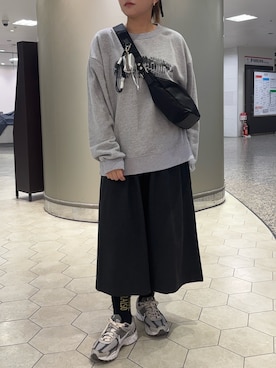 「アイテム（チャーム）」を使った、yyuuuさん（レディース・158cm）の秋コーディネート