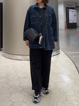 「アイテム（チャーム）」を使った、yyuuuさん（レディース・158cm）の冬コーディネート