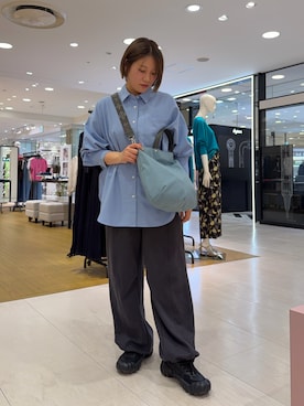 「russet（ラシット）のアイテム」を使った、yyuuuさん（レディース・158cm）の春コーディネート