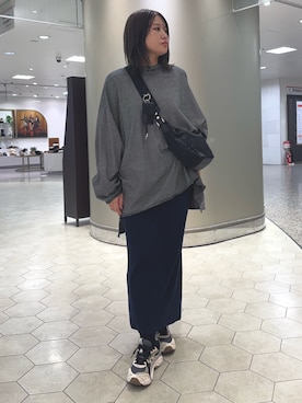 「アイテム（チャーム）」を使った、yyuuuさん（レディース・158cm）の秋コーディネート