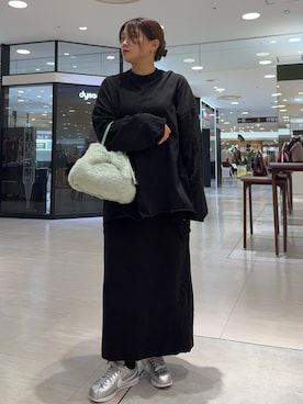 「russet（ラシット）のアイテム（ショルダーバッグ）」を使った、yyuuuさん（レディース・158cm）の秋コーディネート