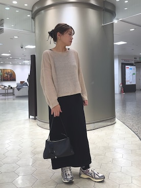 「アイテム（チャーム）」を使った、yyuuuさん（レディース・158cm）の秋コーディネート