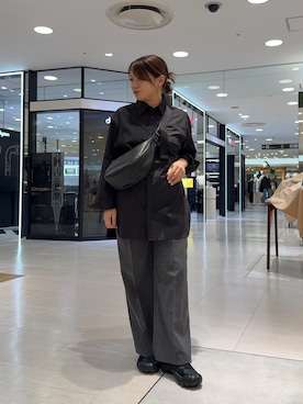 「russet（ラシット）のアイテム」を使った、yyuuuさん（レディース・158cm）の秋コーディネート