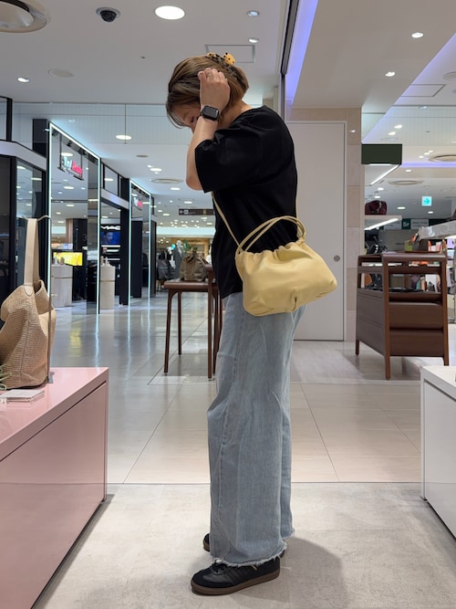 軽量310g/旅行】レザー巾着4WAYショルダーバッグ（ショルダーバッグ