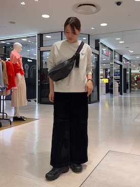 「russet（ラシット）のアイテム」を使った、yyuuuさん（レディース・158cm）の秋コーディネート