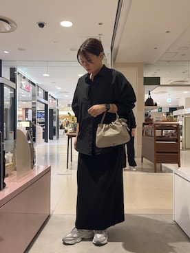 「russet（ラシット）のアイテム（ショルダーバッグ）」を使った、yyuuuさん（レディース・158cm）の秋コーディネート