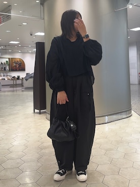 「アイテム（チャーム）」を使った、yyuuuさん（レディース・158cm）の秋コーディネート