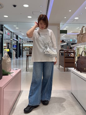 「アイテム（チャーム）」を使った、yyuuuさん（レディース・158cm）の夏コーディネート