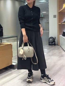 「アイテム（チャーム）」を使った、yyuuuさん（レディース・158cm）の秋コーディネート