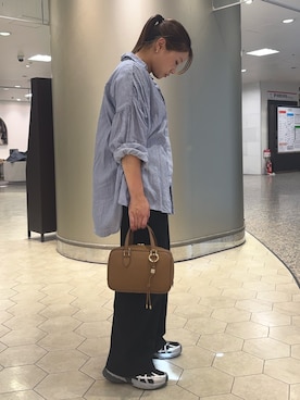 「アイテム（チャーム）」を使った、yyuuuさん（レディース・158cm）の秋コーディネート