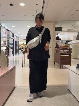 「russet（ラシット）のアイテム（ショルダーバッグ）」を使った、yyuuuさん（レディース・158cm）の秋コーディネート