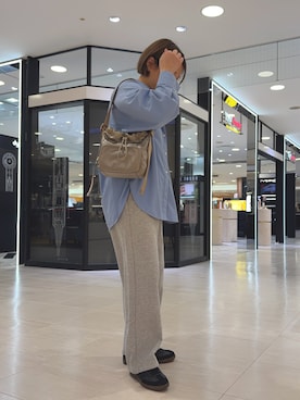 「russet（ラシット）のアイテム」を使った、yyuuuさん（レディース・158cm）の春コーディネート