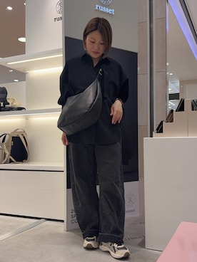 「russet（ラシット）のアイテム」を使った、yyuuuさん（レディース・158cm）の春コーディネート