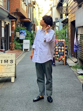 「秋トレンド2021」｜まさやさん（メンズ・173cm）の秋コーディネート