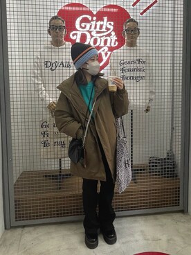 hiyoriさん（レディース・157cm）の冬コーディネート