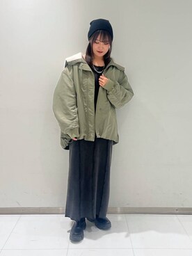「アイテム（ブルゾン）」を使った、sachiさん（レディース・160cm・20代）の秋コーディネート