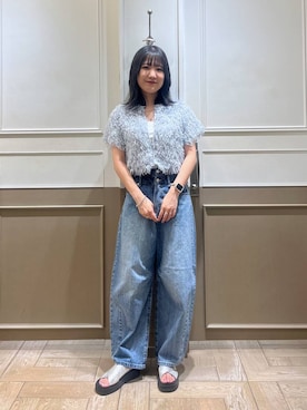 「アイテム（ブレスレット）」を使った、sachiさん（レディース・160cm）の夏コーディネート