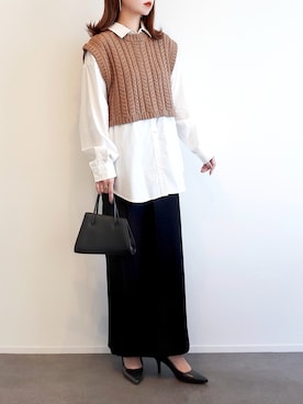 「CENE」｜haushinkaさん（レディース・157cm）の秋コーディネート