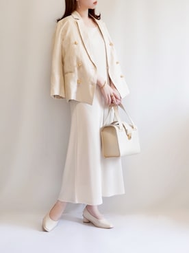 「ごきげんウィーク」｜「アイテム（パンプス）」を使った、haushinkaさん（レディース・157cm）の春コーディネート