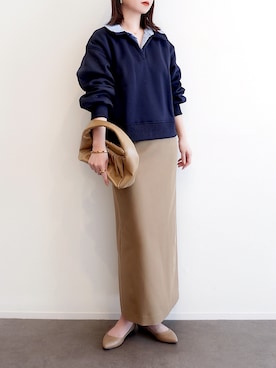 「CENE（セネ）のアイテム」を使った、haushinkaさん（レディース・157cm）の冬コーディネート