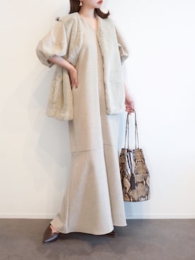 「MK MICHEL KLEIN（エムケーミッシェルクラン）のアイテム」を使った、haushinkaさん（レディース・157cm）の秋コーディネート