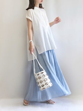 haushinkaさん（レディース・157cm）の夏コーディネート