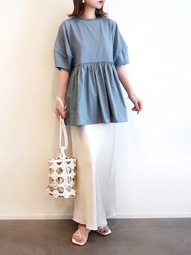 「reca（レカ）のアイテム」を使った、haushinkaさん（レディース・157cm）の夏コーディネート
