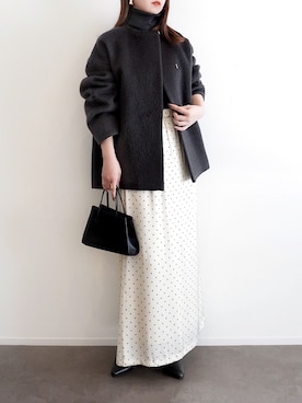 「RIVE DROITE（リヴドロワ）のアイテム」を使った、haushinkaさん（レディース・157cm）の冬コーディネート