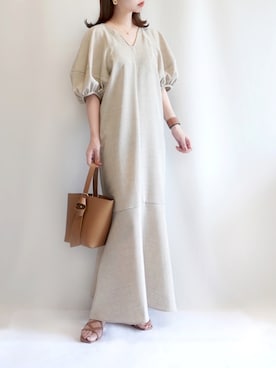 「LOEWE（ロエベ）のアイテム（アクセサリー）」を使った、haushinkaさん（レディース・157cm）の夏コーディネート