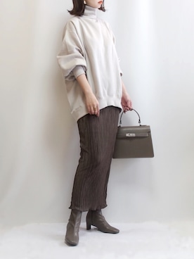 「MILOS（ミロス）のアイテム」を使った、haushinkaさん（レディース・157cm）の秋コーディネート