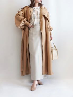 「FENDI（フェンディ）のアイテム」を使った、haushinkaさん（レディース・157cm）の冬コーディネート