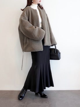「reca（レカ）のアイテム（トップス）」を使った、haushinkaさん（レディース・157cm）の秋コーディネート