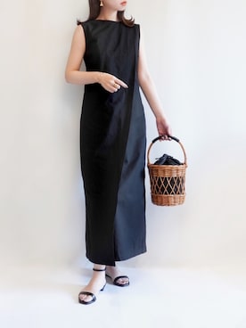 「ecrire×haushinka」｜haushinkaさん（レディース・157cm）の春コーディネート