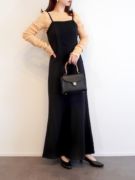 「cava cava（サヴァサヴァ）のアイテム（パンプス）」を使った、haushinkaさん（レディース・157cm）の春コーディネート