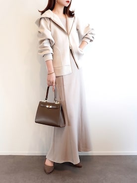 「アイテム（ブレスレット）」を使った、haushinkaさん（レディース・157cm）の秋コーディネート