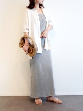 「Rouge vif（ルージュヴィフ）のアイテム」を使った、haushinkaさん（レディース・157cm）の夏コーディネート