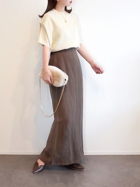 「Chez toi（シェトワ）のアイテム」を使った、haushinkaさん（レディース・157cm）の秋コーディネート