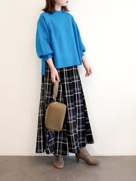 「Chez toi（シェトワ）のアイテム」を使った、haushinkaさん（レディース・157cm）の冬コーディネート