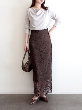 haushinkaさん（レディース・157cm）の冬コーディネート