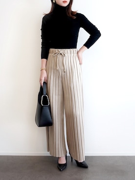 「無印良品（ムジルシリョウヒン）のアイテム」を使った、haushinkaさん（レディース・157cm）の秋コーディネート