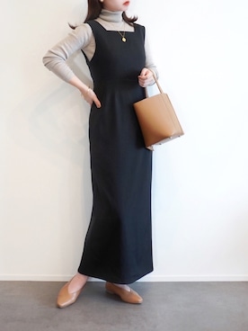 「ISOOK（アイスー）のアイテム」を使った、haushinkaさん（レディース・157cm）の秋コーディネート
