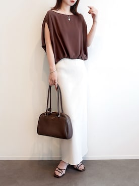 「LE TALON（ルタロン）のアイテム」を使った、haushinkaさん（レディース・157cm）の夏コーディネート