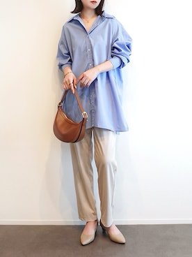 「CENE（セネ）のアイテム」を使った、haushinkaさん（レディース・157cm）の春コーディネート