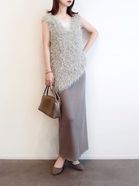 「アイテム（ボストンバッグ）」を使った、haushinkaさん（レディース・157cm）の秋コーディネート