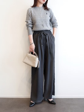 「アイテム（ハンドバッグ）」を使った、haushinkaさん（レディース・157cm）の春コーディネート