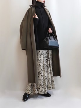「Ciena」｜「アイテム（ジャケット/アウター）」を使った、haushinkaさん（レディース・157cm）の冬コーディネート